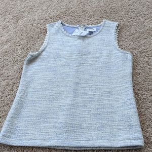 JCrew woman's textured top beautiful pattern